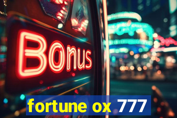 fortune ox 777